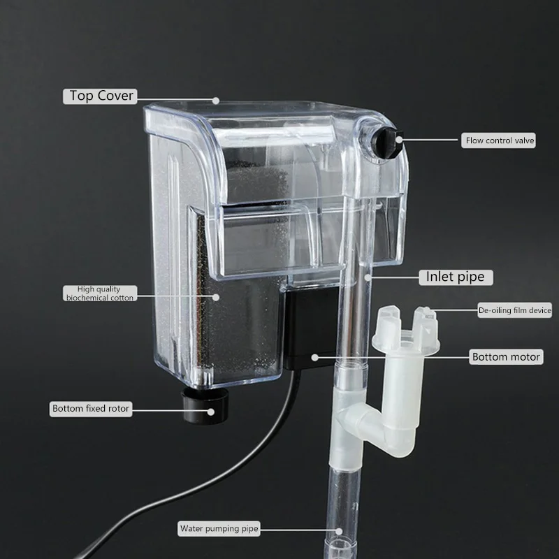Домашний аквариум, фотофильтр для задней части аквариума, маленький водопад, подвесной внешний фильтр с аквариумом
Домашний аквариум, фотофильтр для задней части аквариума, маленький водопад, подвесной внешний фильтр с аквариумом