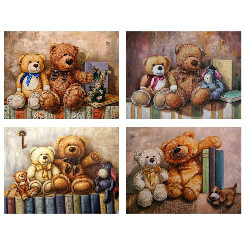 5D DIY Cartoon Doll Bear Diamond Painting Rhinestone Picture Full Diamond Embroidery Gift Mosaic Animal Painting Home Decoration
5D DIY Cartoon Doll Bear Diamond Painting Rhinestone Picture Full Diamond Embroidery Gift Mosaic Animal Painting Home Decoration