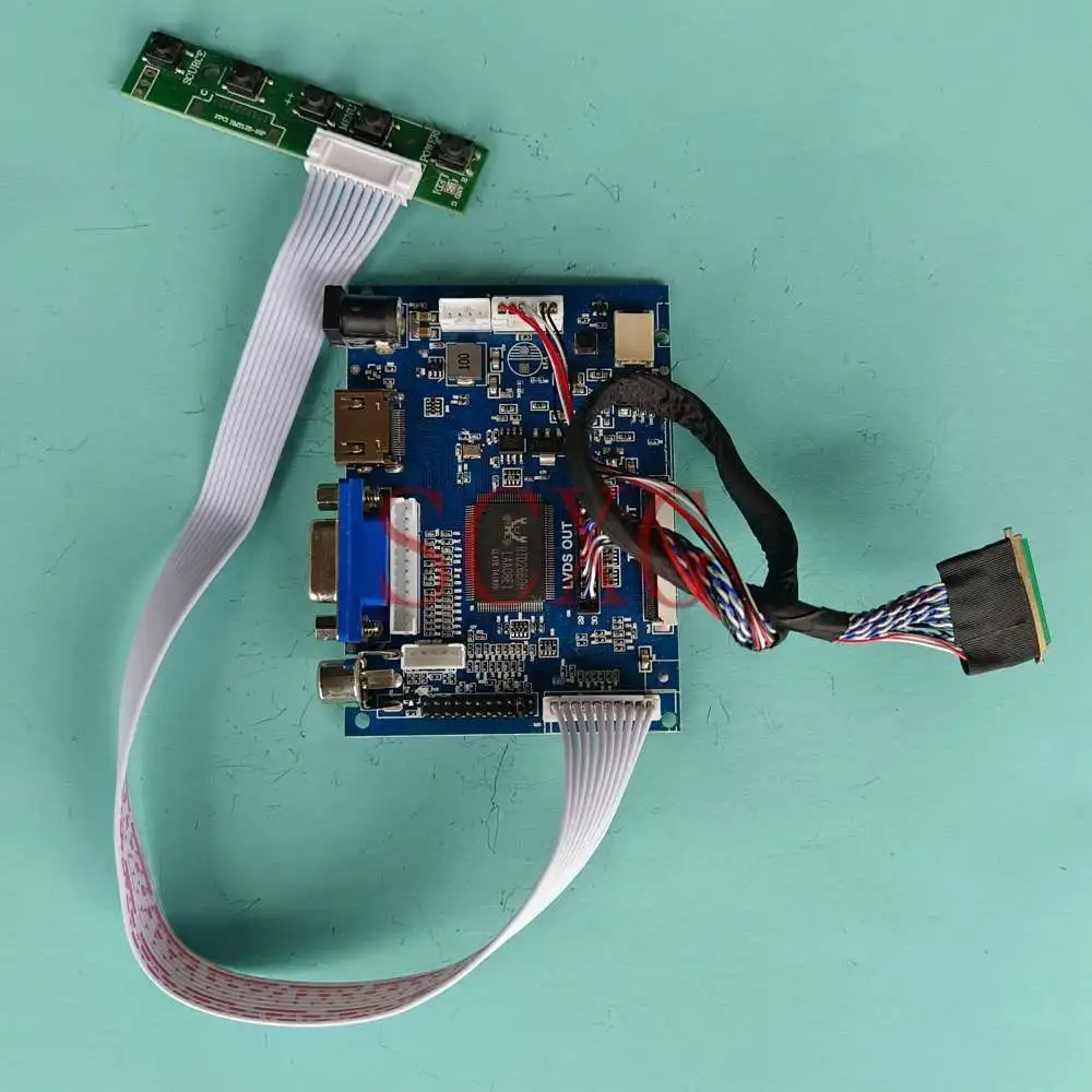 Плата контроллера ЖК-монитора подходит для BT156GW02 V.0 15,6 "1366*768 Kit DIY VGA + AV + HDMI Совместимые Ноутбуки 40 Pin LVDS
Плата контроллера ЖК-монитора подходит для BT156GW02 V.0 15,6 "1366*768 Kit DIY VGA + AV + HDMI Совместимые Ноутбуки 40 Pin LVDS