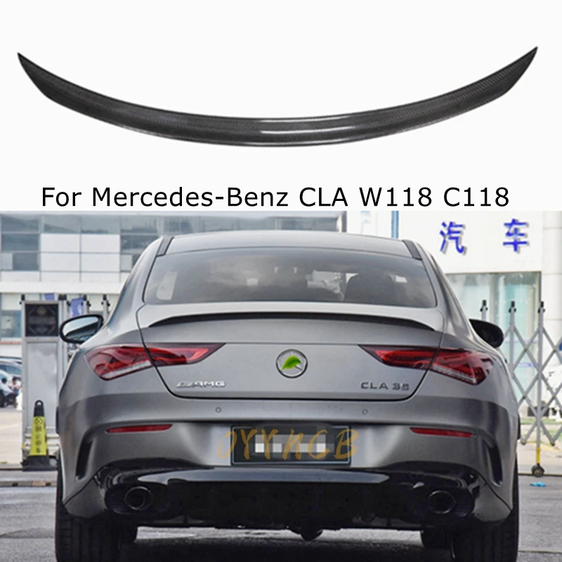For Mercedes Benz CLA Class W118 2019-2020 CLA250 CLA200 CLA220 carbon fiber Car Rear Wing Trunk Spoiler AMG style 
For Mercedes Benz CLA Class W118 2019-2020 CLA250 CLA200 CLA220 carbon fiber Car Rear Wing Trunk Spoiler AMG style