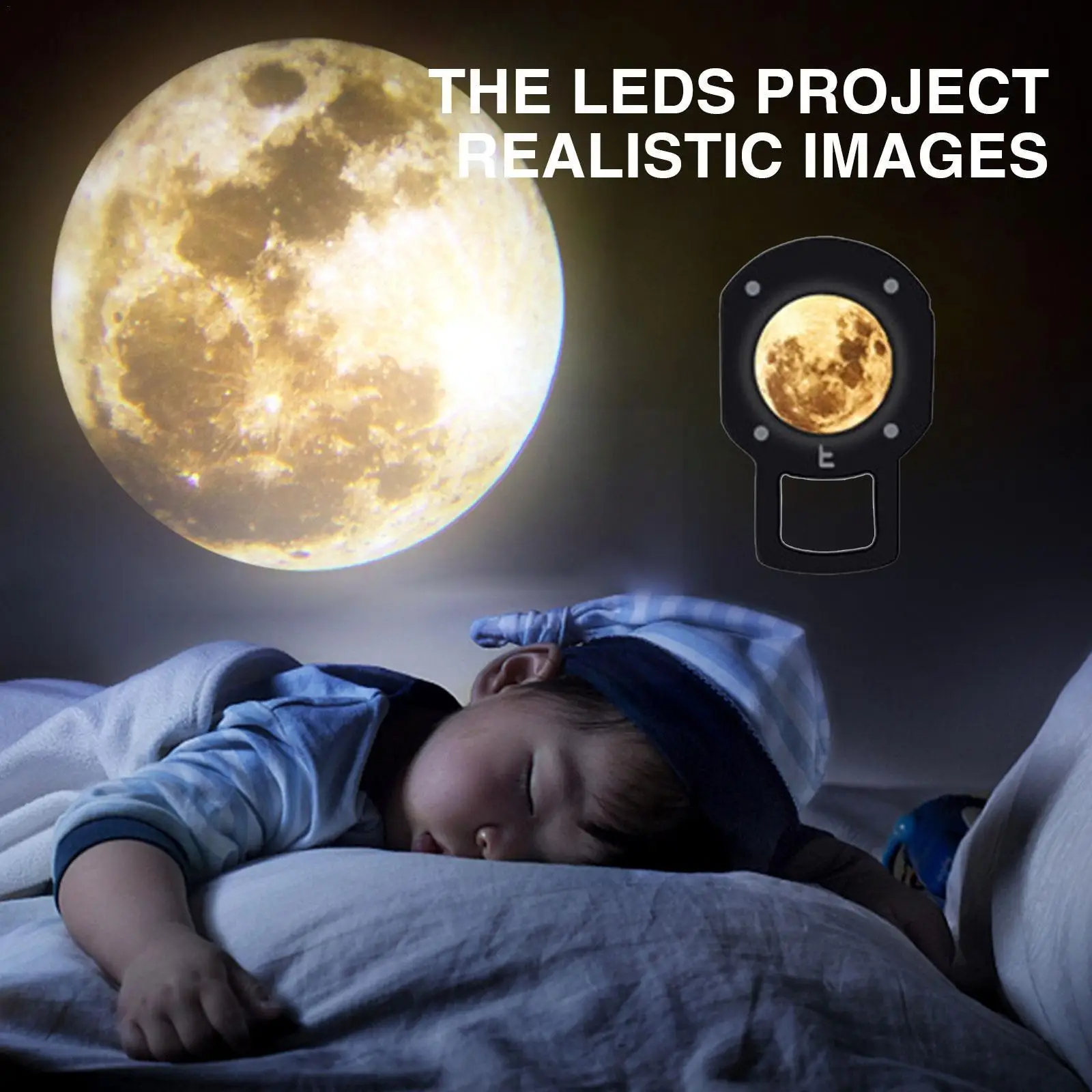 

Звездный проектор 2 в 1, Лунная Лампа для проектора земли, заряжаемый на 360 ° кронштейн, USB-светильник, проекционная лампа, светодиодная вращаю...
