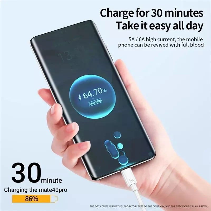 NEW2023 6A USB 66W Type C USB Fast Charging Charger Type-C Data Cord Redmi note 10 USB C
NEW2023 6A USB 66W Type C USB Fast Charging Charger Type-C Data Cord Redmi note 10 USB C