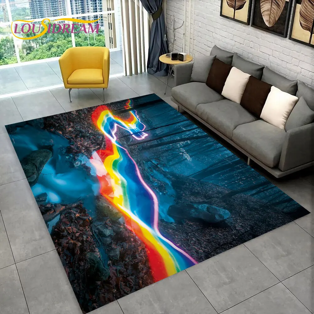 Illusion Rainbow Chromatic Colour Area Rug,Carpet Rug for Home Living Room Bedroom Sofa Doormat Decor,kids Non-slip Floor Mat 3D
Illusion Rainbow Chromatic Colour Area Rug,Carpet Rug for Home Living Room Bedroom Sofa Doormat Decor,kids Non-slip Floor Mat 3D