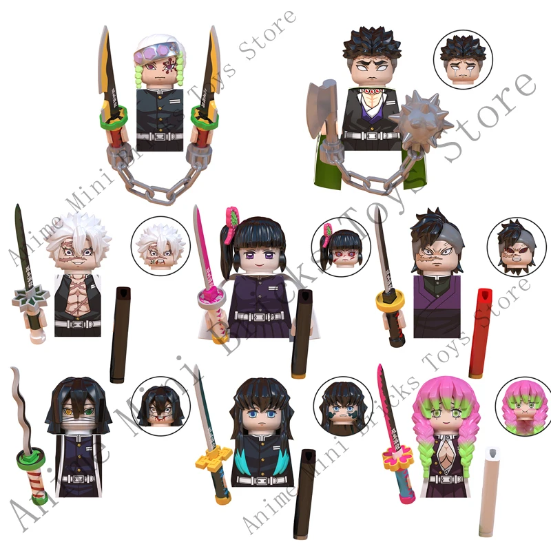 WM6116 WM6137 PG8292 Demon Slayer Bricks Assembly Anime Mini Action Figures Heads Educational Toys Building Blocks Kids Gifts
WM6116 WM6137 PG8292 Demon Slayer Bricks Assembly Anime Mini Action Figures Heads Educational Toys Building Blocks Kids Gifts