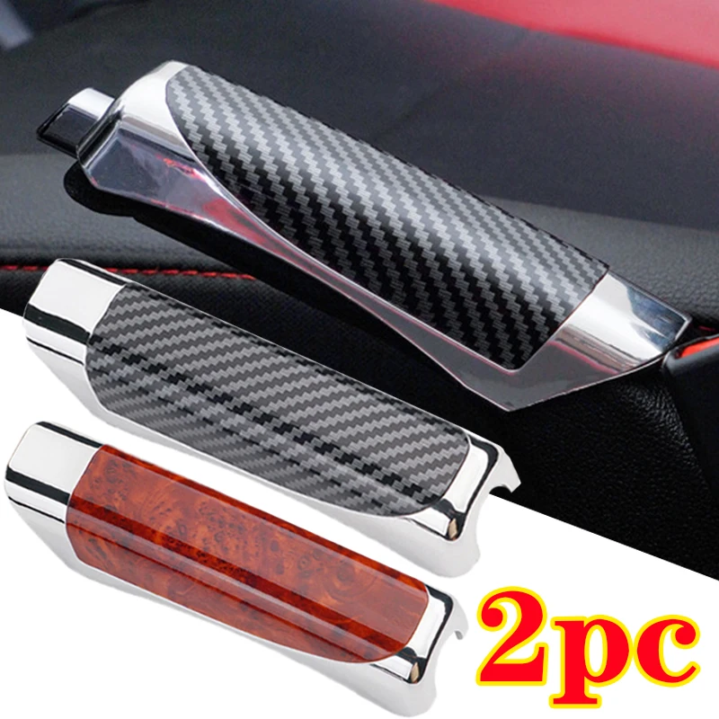 Universal Car HandBrake Carbon Fiber Cover Handbrake Handle Anti-slip Protector Sleeves Interior HandBrake Cover Decor Accessory
Universal Car HandBrake Carbon Fiber Cover Handbrake Handle Anti-slip Protector Sleeves Interior HandBrake Cover Decor Accessory