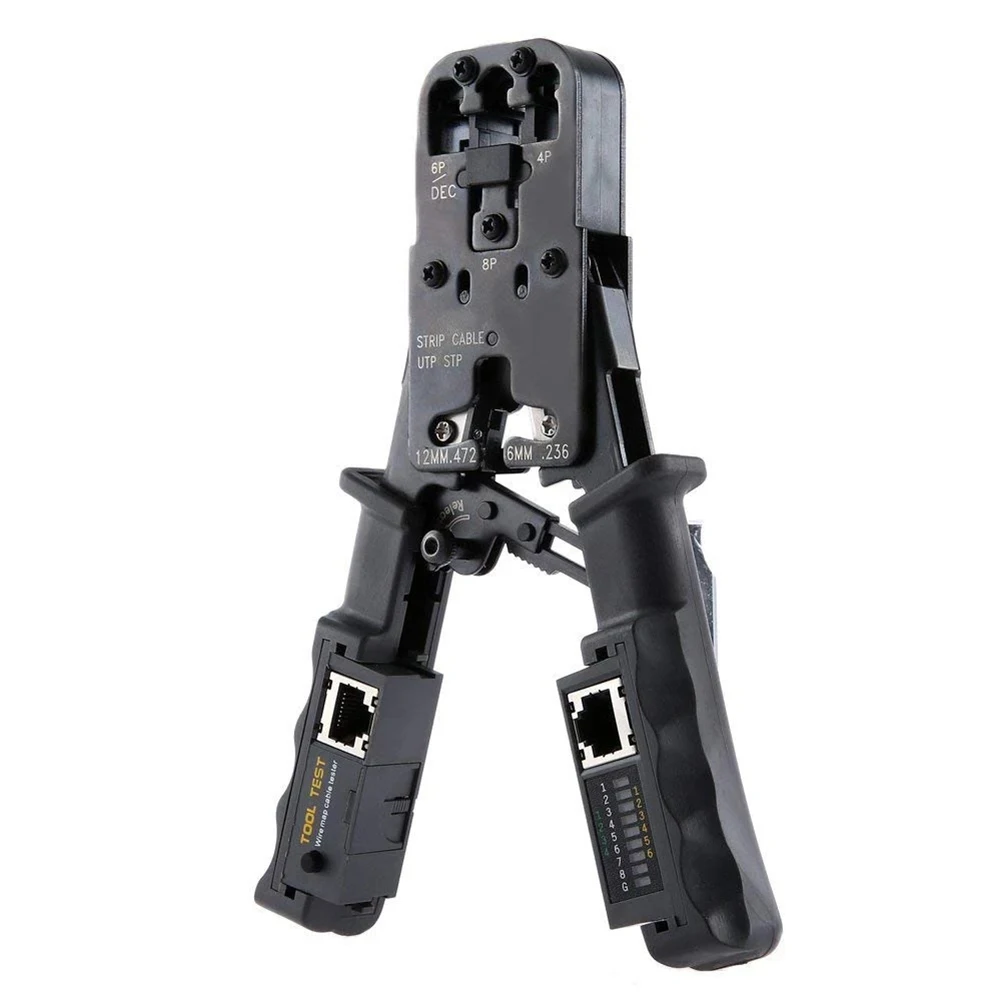 RJ45 Network LAN Cable Crimper Pliers Nextool 8P 8C 6P 6C RJ12 6P 4C RJ11 Wire Cutter Stripper Ethernet Clip Tongs Crimping Tool
RJ45 Network LAN Cable Crimper Pliers Nextool 8P 8C 6P 6C RJ12 6P 4C RJ11 Wire Cutter Stripper Ethernet Clip Tongs Crimping Tool