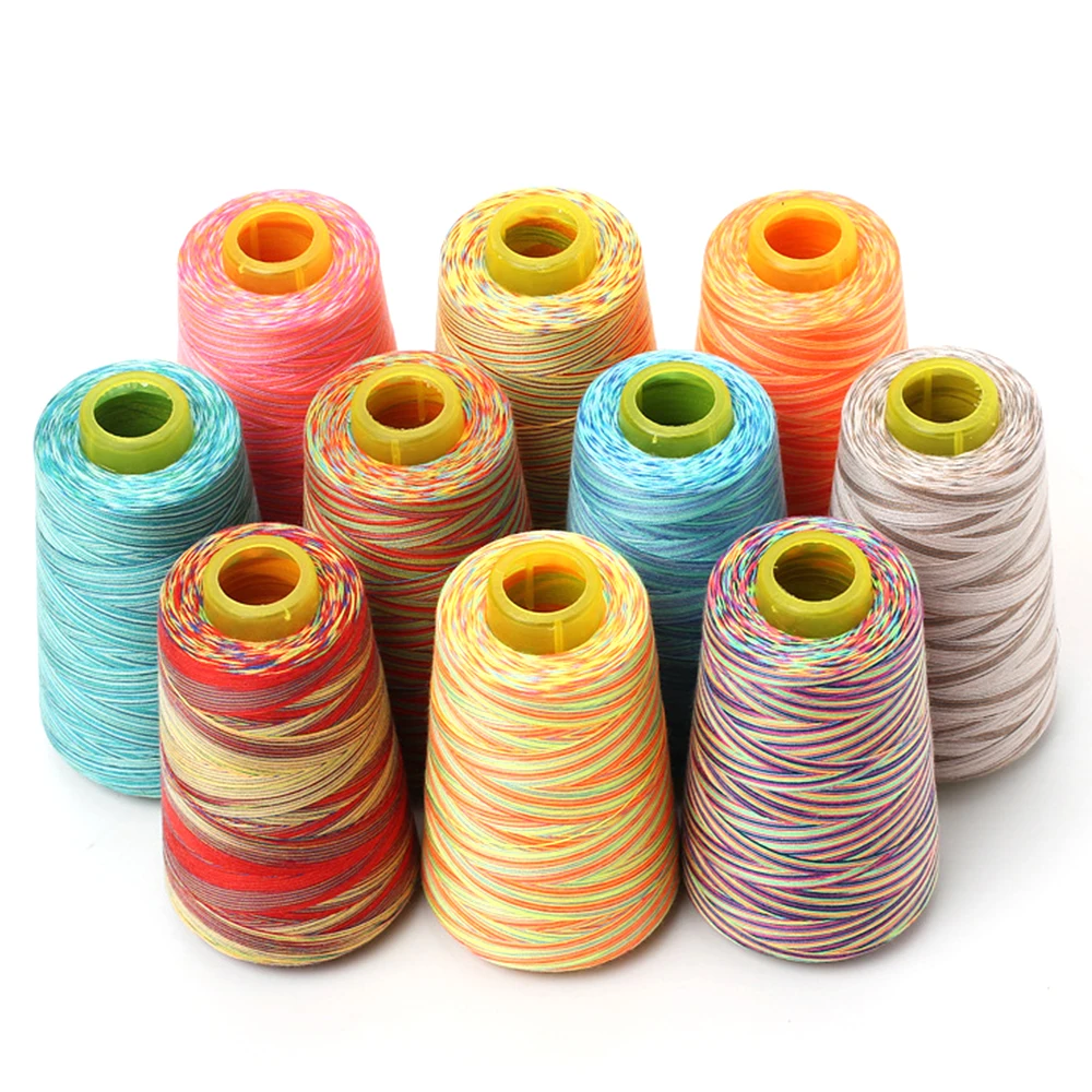300/1000Yards Rainbow Polyester Sewing Thread Polyester Thread Hand Stitch Section-Dyed For Needlework&Machine Sewing
300/1000Yards Rainbow Polyester Sewing Thread Polyester Thread Hand Stitch Section-Dyed For Needlework&Machine Sewing
