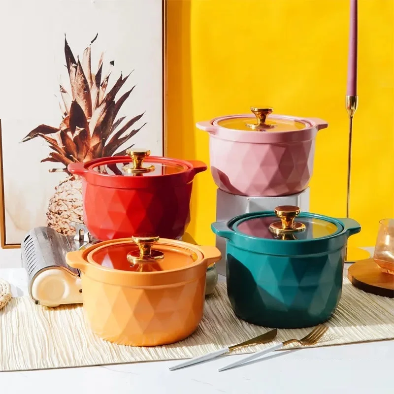 Nonstick Pot Casserole Creative Large Ceramic Soup Pot Stockpot Small Saucepan Cooking Supplies Kitchen Pot Cookware
Nonstick Pot Casserole Creative Large Ceramic Soup Pot Stockpot Small Saucepan Cooking Supplies Kitchen Pot Cookware