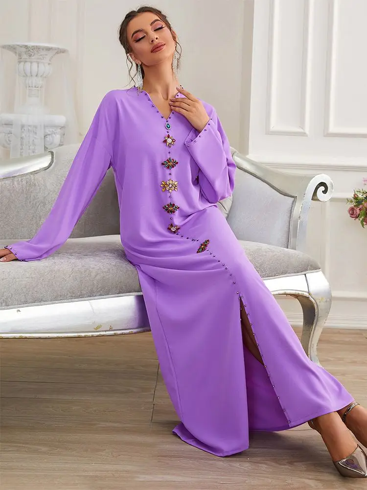 Ramadan Abaya Dubai Arabic Turkey Islam Muslim Dress Prayer Clothes Kaftans Dresses For Women Robe Arabe Longue Djellaba Femme
Ramadan Abaya Dubai Arabic Turkey Islam Muslim Dress Prayer Clothes Kaftans Dresses For Women Robe Arabe Longue Djellaba Femme