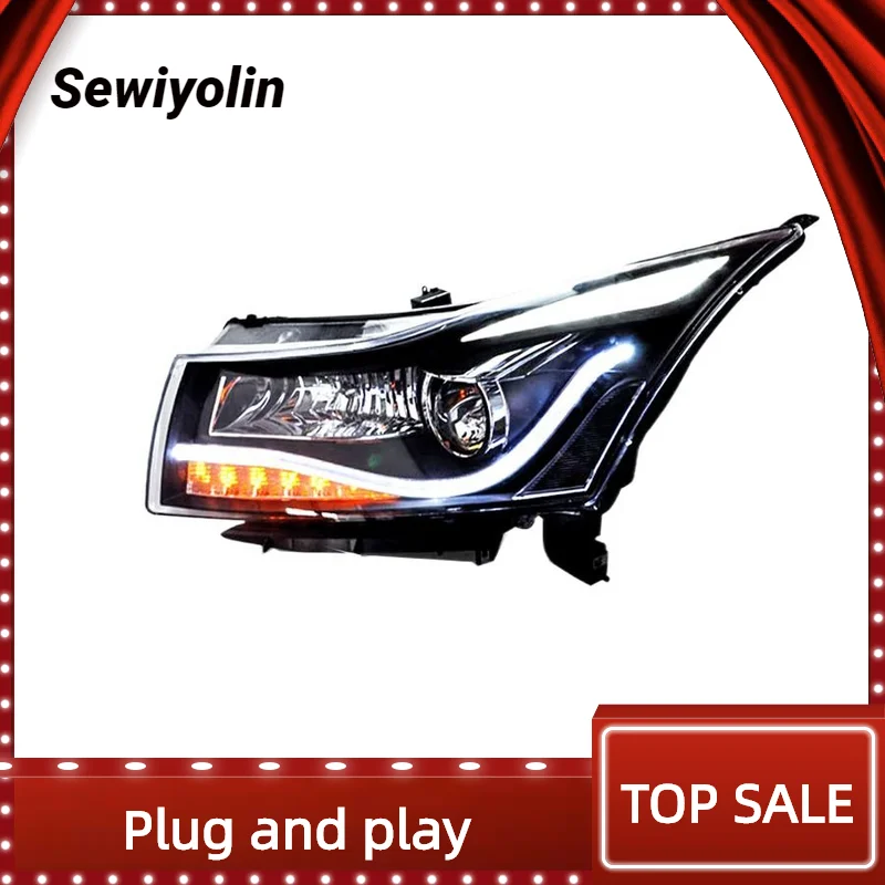 For Chevrolet Cruze 2009-2014 Car Accessories Headlight Assembly LED Lights Lamp DRL Signal Plug And Play Daytime Running
For Chevrolet Cruze 2009-2014 Car Accessories Headlight Assembly LED Lights Lamp DRL Signal Plug And Play Daytime Running