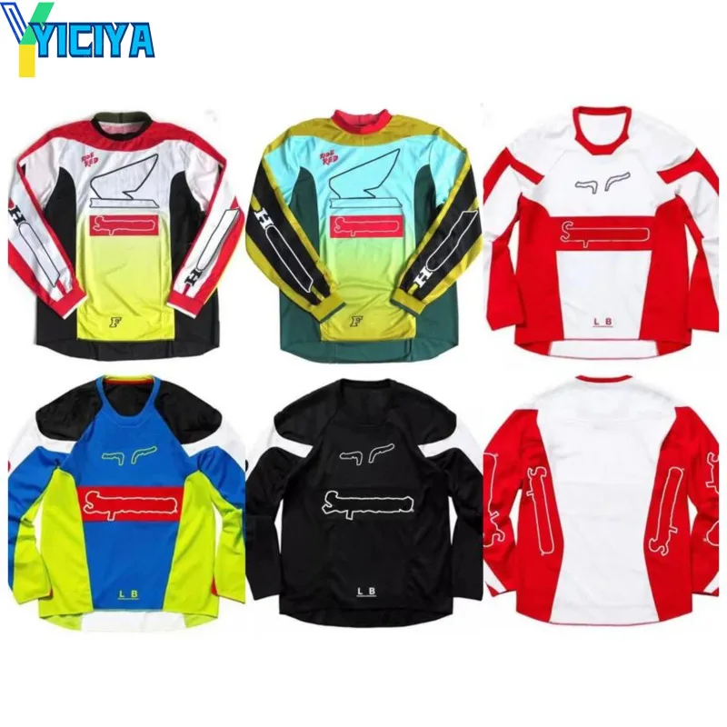 Футболка YICIYA Racing, новинка 2023 года, одежда для езды на мотоцикле и велосипеде на весну и осень, майка для езды на мотоцикле, футболки в таком же стиле на заказ
Футболка YICIYA Racing, новинка 2023 года, одежда для езды на мотоцикле и велосипеде на весну и осень, майка для езды на мотоцикле, футболки в таком же стиле на заказ