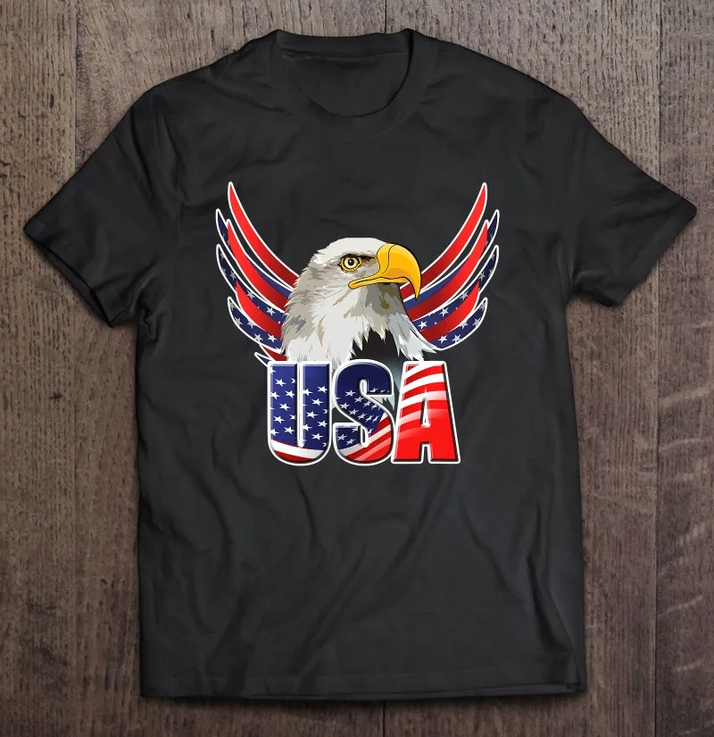 Футболка унисекс с рисунком орла, США, патриотический Орл, собственный дизайн
Футболка унисекс с рисунком орла, США, патриотический Орл, собственный дизайн