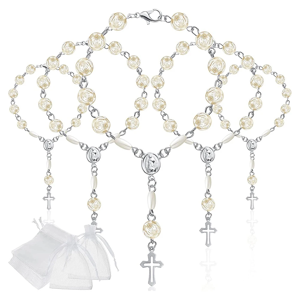 20Pcs Cross Rosary Christening Baptism Religion Church Event Wedding Boy Girl First 1St Holy Communion Baby Shower B 
20Pcs Cross Rosary Christening Baptism Religion Church Event Wedding Boy Girl First 1St Holy Communion Baby Shower B
