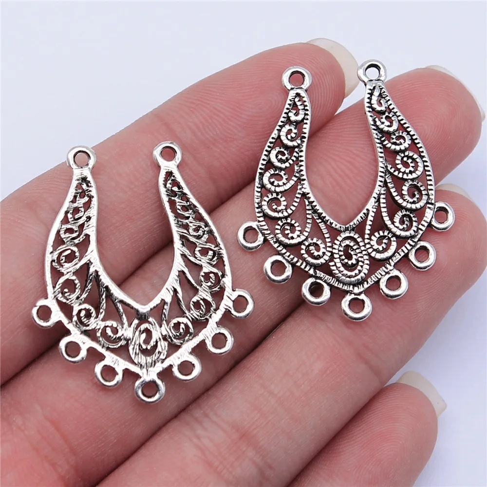 10pcs 36x30mm Antique Silver Color Earring Connector For Earring Making For Jewelry Making B15224
10pcs 36x30mm Antique Silver Color Earring Connector For Earring Making For Jewelry Making B15224