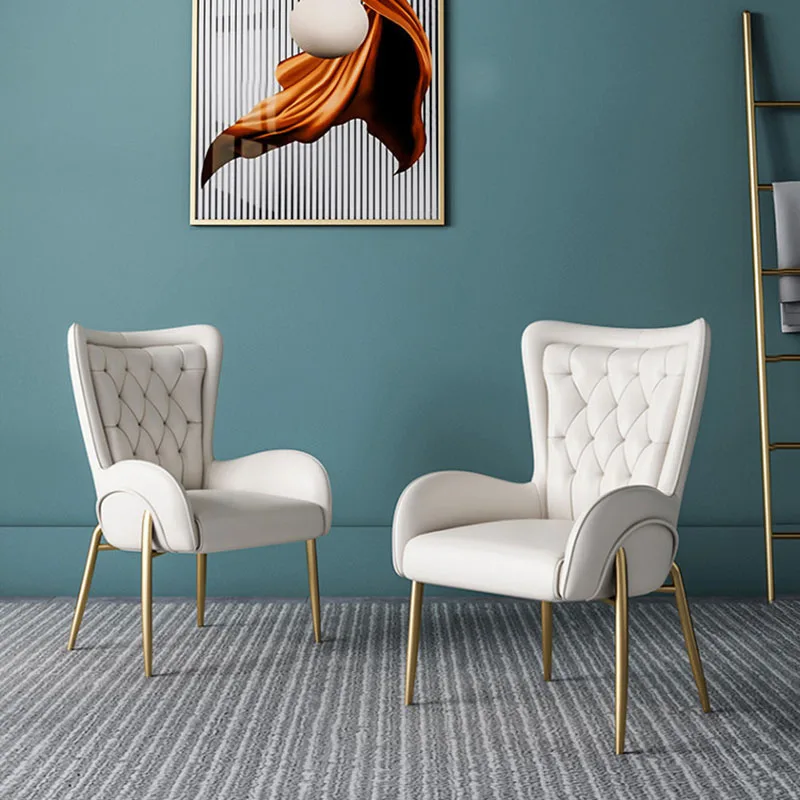 Party Banquet Wedding Chairs Living Room Luxury Queen Indoor White Leather Designer Lounge Armchair Nordic Sillas Furniture
Party Banquet Wedding Chairs Living Room Luxury Queen Indoor White Leather Designer Lounge Armchair Nordic Sillas Furniture