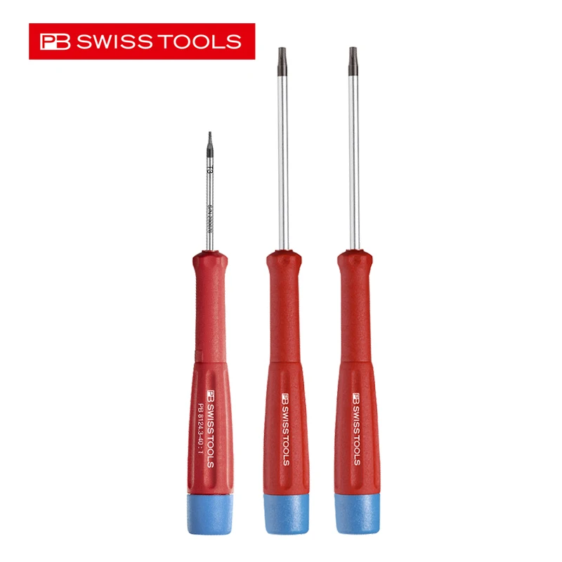 PB SWISS Precision Screwdrivers with Turnable Head Torx Screwdriver Set Mobile Phone Mac Book Repair Tool 8124 8124B 8643
PB SWISS Precision Screwdrivers with Turnable Head Torx Screwdriver Set Mobile Phone Mac Book Repair Tool 8124 8124B 8643