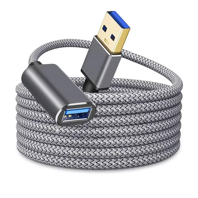 3.0 Extension Cable Male to Female Transmission Data Cable Nylon Braided USB3.0 Extender Cord for PC TV Printer Camera Cable
3.0 Extension Cable Male to Female Transmission Data Cable Nylon Braided USB3.0 Extender Cord for PC TV Printer Camera Cable