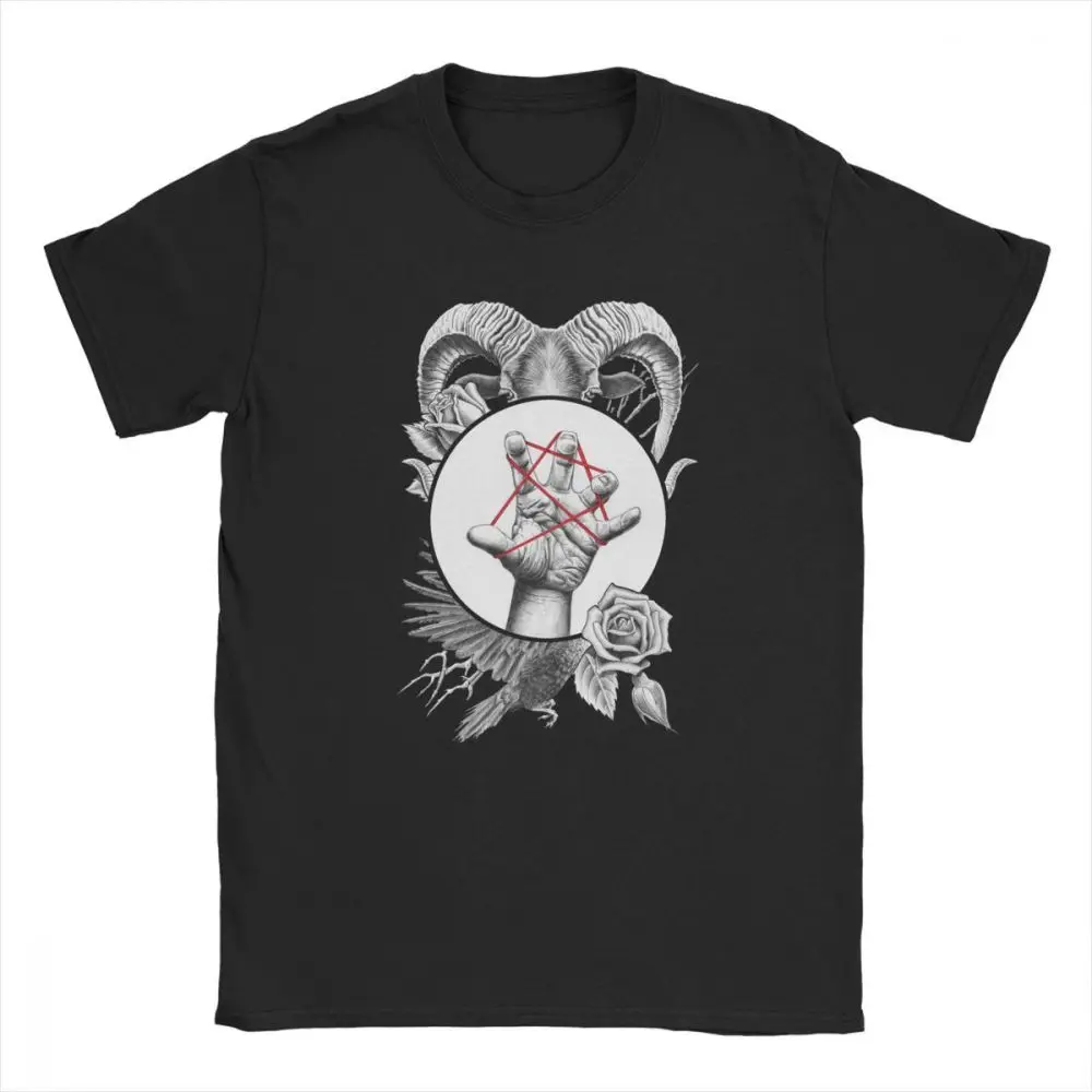 Casting Baphomet T-Shirts Men Occult Pagan Magic Wicca Tshirt Pentacle T Shirt Summer Fantasy Art Clothing 100% Cotton Tee Shirt
Casting Baphomet T-Shirts Men Occult Pagan Magic Wicca Tshirt Pentacle T Shirt Summer Fantasy Art Clothing 100% Cotton Tee Shirt