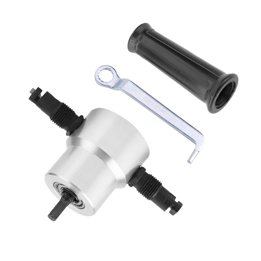 Metal Sheet Cutter Double Head Electric Power Drill Attachment Portable Nibbler Cutting Tool metal metal metal
Metal Sheet Cutter Double Head Electric Power Drill Attachment Portable Nibbler Cutting Tool metal metal metal