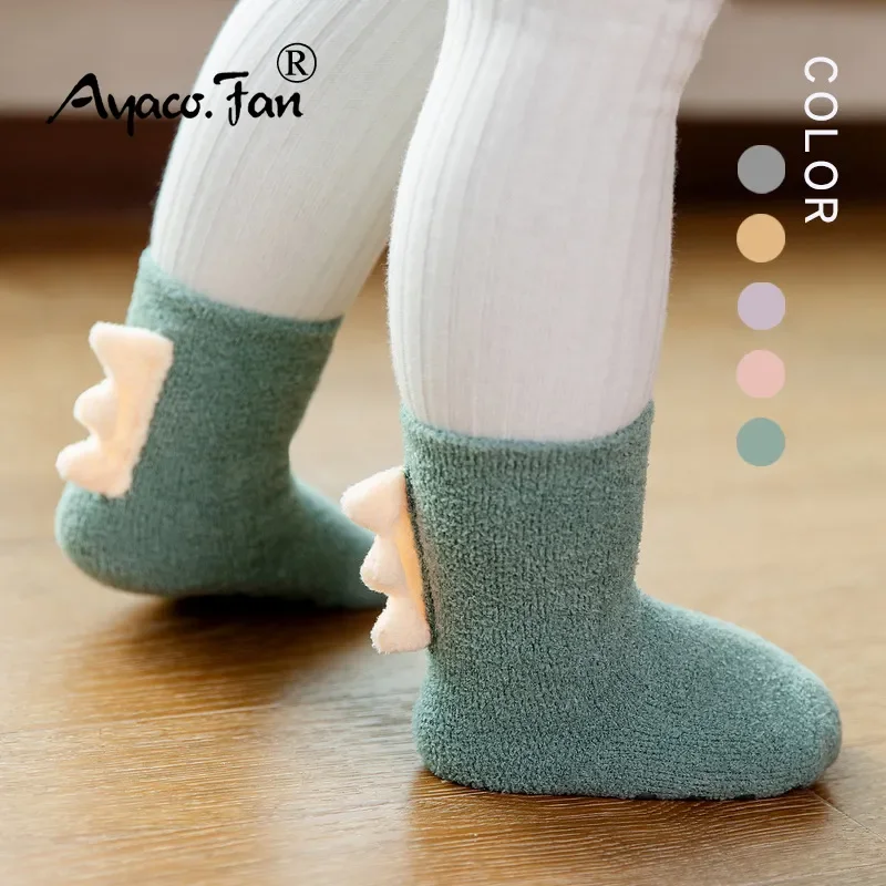 Toddler Kids Socks Newborn Baby Winter Thick Coral Fleece Cotton Dinosaur Girl Autumn Infant Boy Cartoon Sock 0-5T
Toddler Kids Socks Newborn Baby Winter Thick Coral Fleece Cotton Dinosaur Girl Autumn Infant Boy Cartoon Sock 0-5T