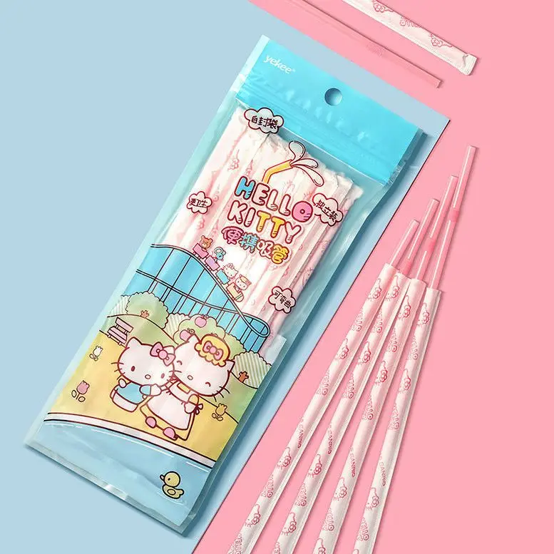 Sanrio Disposable Straws Hello Kitty Joint Name Single Independent Paper Packaging Straw
Sanrio Disposable Straws Hello Kitty Joint Name Single Independent Paper Packaging Straw