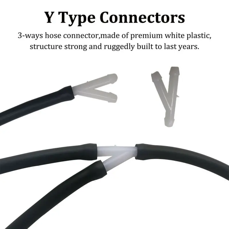 36pcs Windshield Wiper Tube T/Y/I Type Splitter Windshield Washer Hose Connector Automotive Car Wiper Blade Pipe Windshield Jet
36pcs Windshield Wiper Tube T/Y/I Type Splitter Windshield Washer Hose Connector Automotive Car Wiper Blade Pipe Windshield Jet