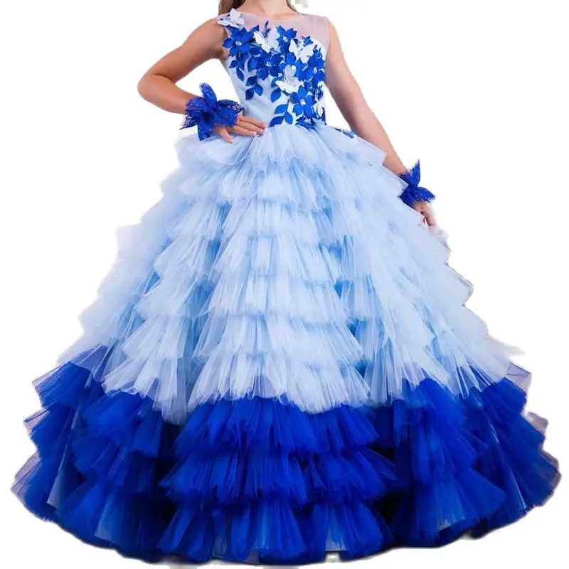 New Custom Baby Girls Birthday Dress with Bow 3D Flowers Sheer Neck Mother Daughter Gowns Kids Pageant Flower Girl Dresses
New Custom Baby Girls Birthday Dress with Bow 3D Flowers Sheer Neck Mother Daughter Gowns Kids Pageant Flower Girl Dresses