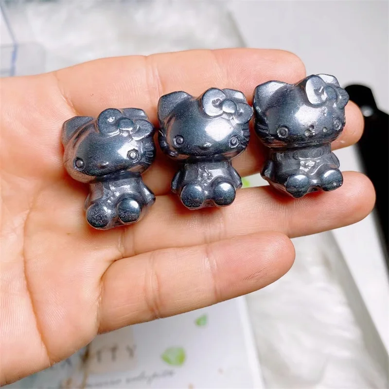 2.9cm High Quality THZ Cartoon KT Cat Statue Carving Crystal Polished Quartz Healing Gemstones Crafts For Home Decoration 1pcs
2.9cm High Quality THZ Cartoon KT Cat Statue Carving Crystal Polished Quartz Healing Gemstones Crafts For Home Decoration 1pcs