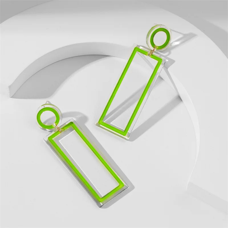Korean Fashion Rectangular Earrings Summer New Earrings Fashion Ladies Earrings Fresh Jewelry
Korean Fashion Rectangular Earrings Summer New Earrings Fashion Ladies Earrings Fresh Jewelry