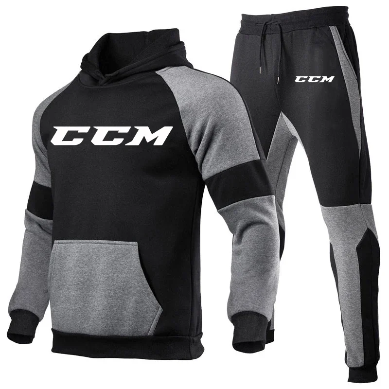 Мужской спортивный костюм CCM, повседневный комплект из 2 предметов, свитшот с капюшоном и спортивные штаны CCM, спортивная одежда с принтом, Му...
Мужской спортивный костюм CCM, повседневный комплект из 2 предметов, свитшот с капюшоном и спортивные штаны CCM, спортивная одежда с принтом, Му...
