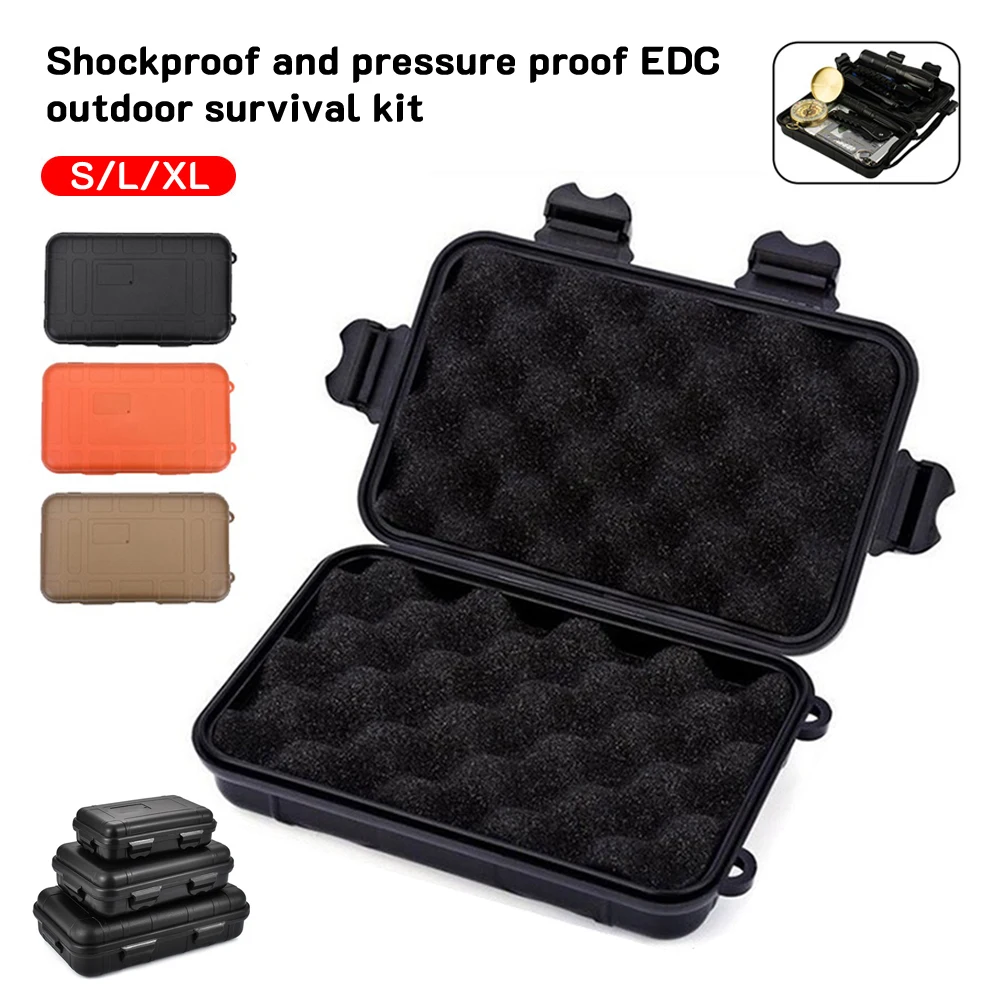 S/L/XL Size Outdoor Plastic Waterproof Sealed Survival Box Container Camping Outdoor Travel Kit Dustproof Shockproof Storage Box
S/L/XL Size Outdoor Plastic Waterproof Sealed Survival Box Container Camping Outdoor Travel Kit Dustproof Shockproof Storage Box