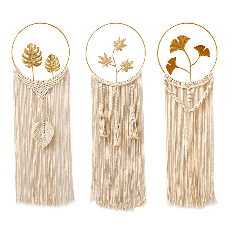 3Pcs Macrame Dream Catcher, Handmade Woven Boho Tapestry, Chic Bohemian Home Decor Wall Hanging Decoration Craft Gift
3Pcs Macrame Dream Catcher, Handmade Woven Boho Tapestry, Chic Bohemian Home Decor Wall Hanging Decoration Craft Gift