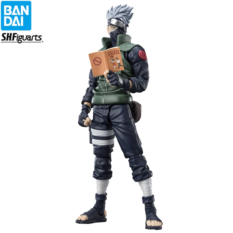 

In Stock Original BANDAI SPIRITS S.H.Figuarts Hatake Kakashi NARUTO Shippuden Anime Figure Model Collecile Action Toys Gifts