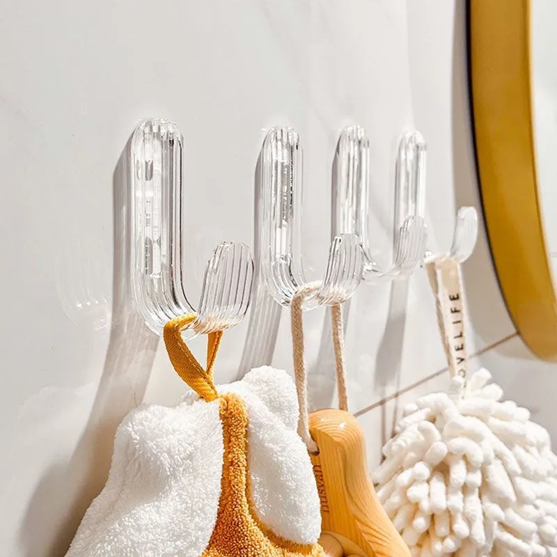 3PCS Transparent Wall Hook Adhesive Strong Bathroom Hooks Punch-free Wall Hook Acrylic Clothes Holders Sticky Clear Storage Hook
3PCS Transparent Wall Hook Adhesive Strong Bathroom Hooks Punch-free Wall Hook Acrylic Clothes Holders Sticky Clear Storage Hook