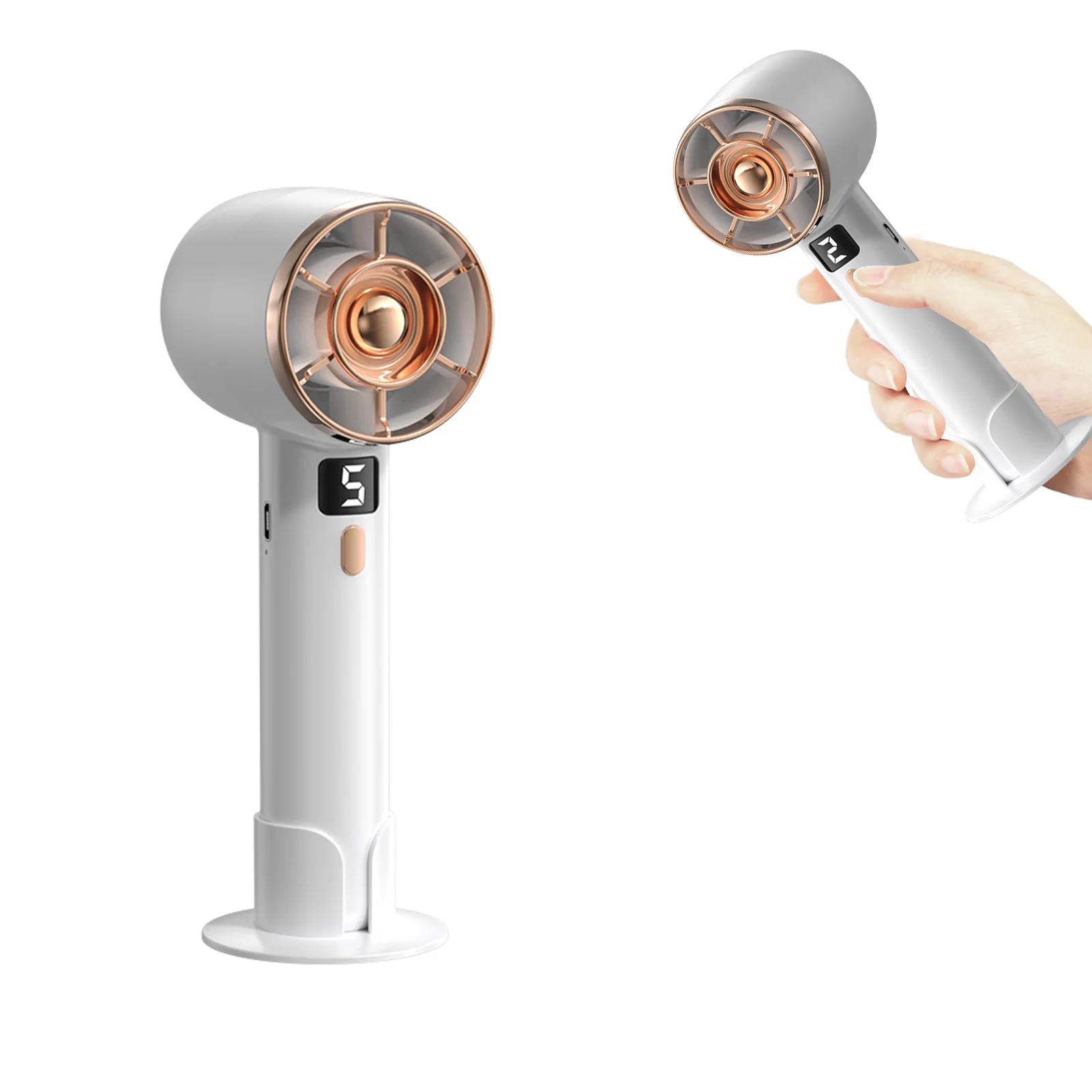 LED Display Portable Handheld Fan Stylish Portable USB Rechargeable Small Pocket Fan Quiet Mini Hand Fan With Power Bank Small
LED Display Portable Handheld Fan Stylish Portable USB Rechargeable Small Pocket Fan Quiet Mini Hand Fan With Power Bank Small