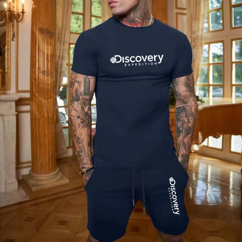 Discovery 2023 New Summer Men's Cotton T-shirt+Shorts Sports Set High Quality Casual Fitness 2-Piece Set Large Jogging Suit
Discovery 2023 New Summer Men's Cotton T-shirt+Shorts Sports Set High Quality Casual Fitness 2-Piece Set Large Jogging Suit