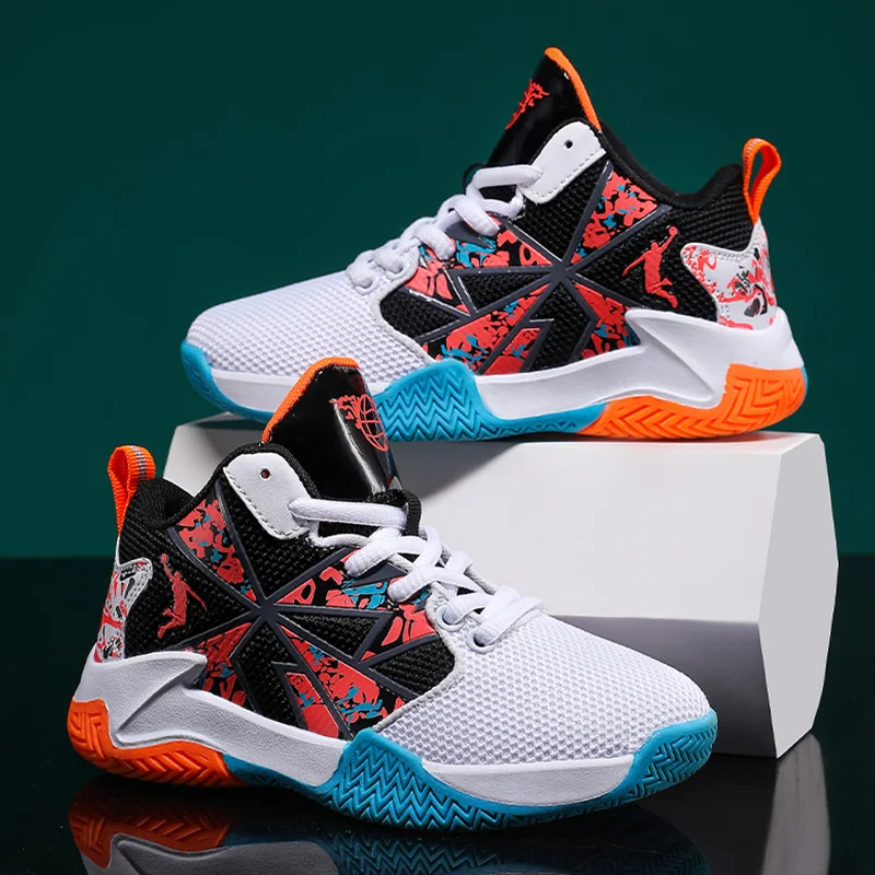 Детская Баскетбольная обувь, спортивная обувь для мальчиков, Повседневная нескользящая обувь для тренировок, детская спортивная обувь
Детская Баскетбольная обувь, спортивная обувь для мальчиков, Повседневная нескользящая обувь для тренировок, детская спортивная обувь