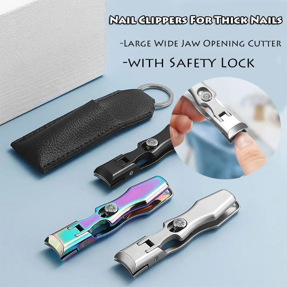 Portable Ingrown Toenail Fingernail Wide Jaw Anti Splash Trimmer Opening Cutter Nail Clippers Thick Nails
Portable Ingrown Toenail Fingernail Wide Jaw Anti Splash Trimmer Opening Cutter Nail Clippers Thick Nails