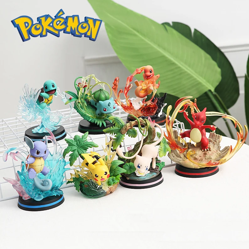 Фигурки героев Аниме Pokemon Gk Pikachu, фигурки garduty Gengar blastise Lucario Greninja, Коллекционная модель, детские игрушки в подарок
Фигурки героев Аниме Pokemon Gk Pikachu, фигурки garduty Gengar blastise Lucario Greninja, Коллекционная модель, детские игрушки в подарок