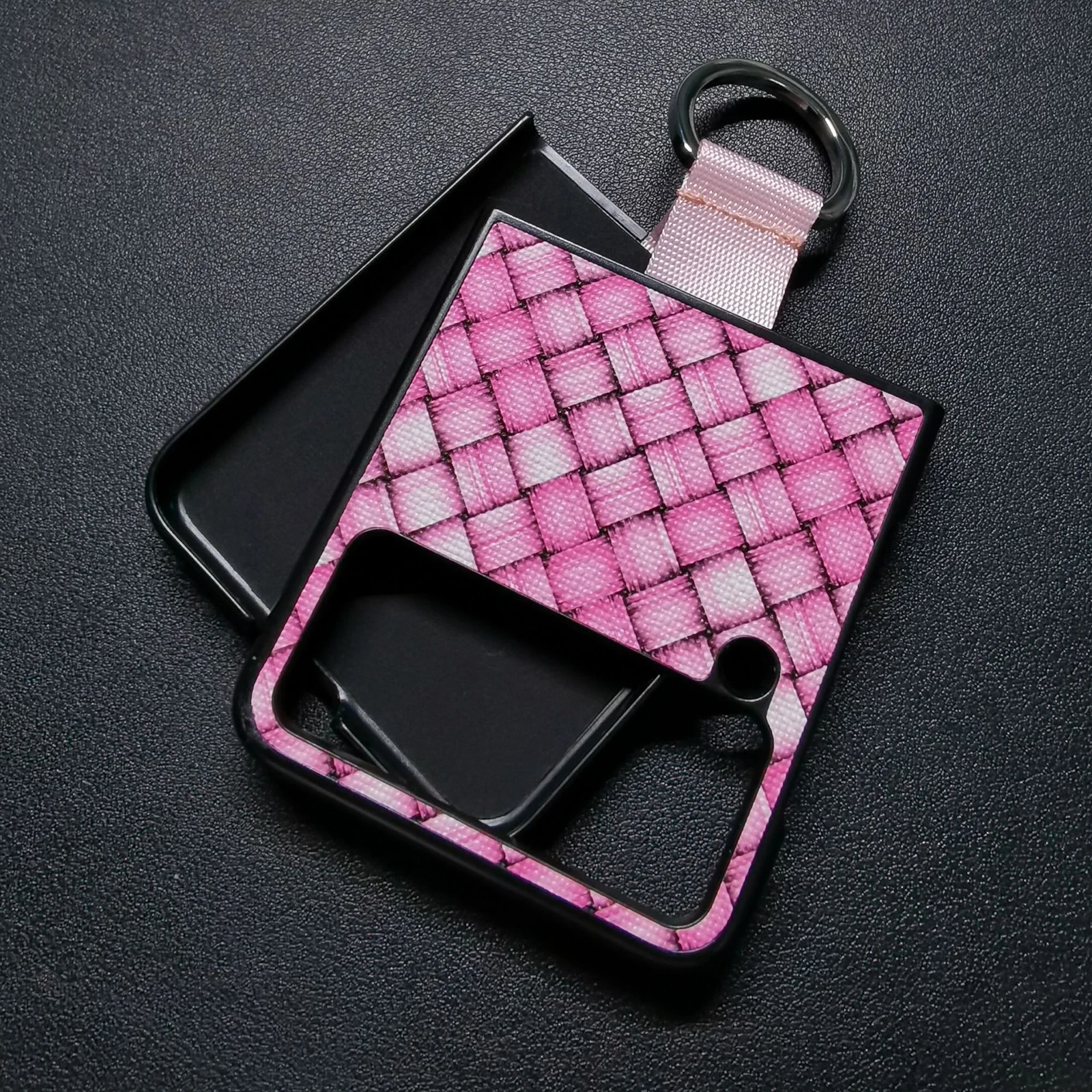 Folding Leather Phone Case with Ring for Samsung Galaxy Z Flip 4 5G PC & PU Leather Case Slim Ring Phone Protective Cover Case
Folding Leather Phone Case with Ring for Samsung Galaxy Z Flip 4 5G PC & PU Leather Case Slim Ring Phone Protective Cover Case