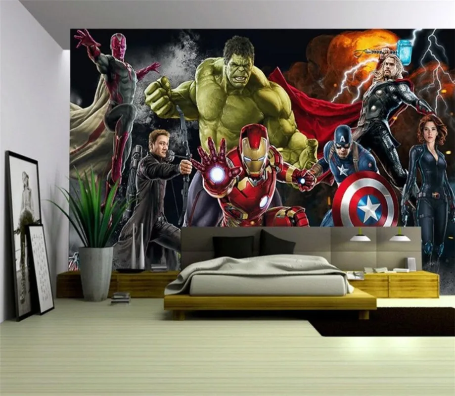 Xuesu Custom 3D wallpaper mural cartoon children's room boy bedroom decoration painting background wall
Xuesu Custom 3D wallpaper mural cartoon children's room boy bedroom decoration painting background wall
