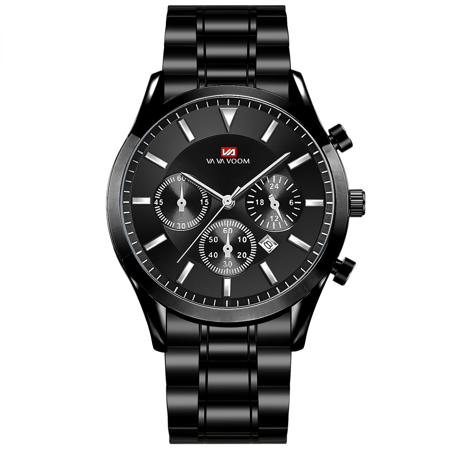 Men's Three Eye Multifunctional Sports Watch Men's Student Trend Quartz Watch Business Calendar Waterproof Steel Band Watch
Men's Three Eye Multifunctional Sports Watch Men's Student Trend Quartz Watch Business Calendar Waterproof Steel Band Watch