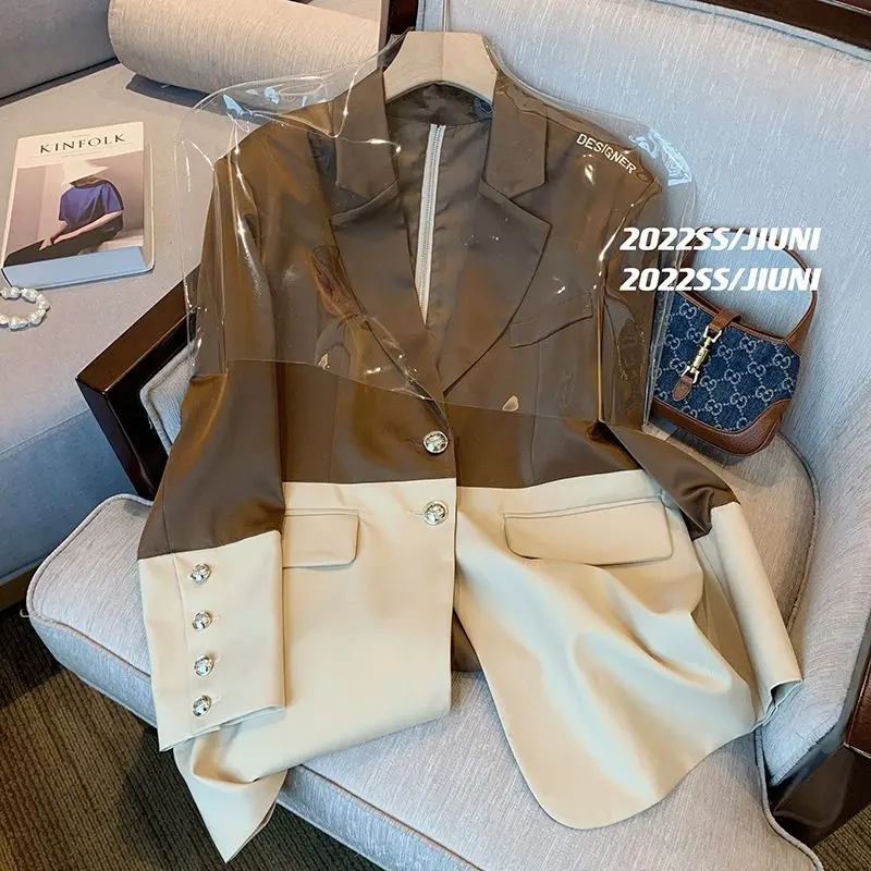 UNXX Fashion Contrast Color Retro Small Suit Women's 2023 Spring Western Style Temperament Niche Design Loose Suit Jacket Trend
UNXX Fashion Contrast Color Retro Small Suit Women's 2023 Spring Western Style Temperament Niche Design Loose Suit Jacket Trend