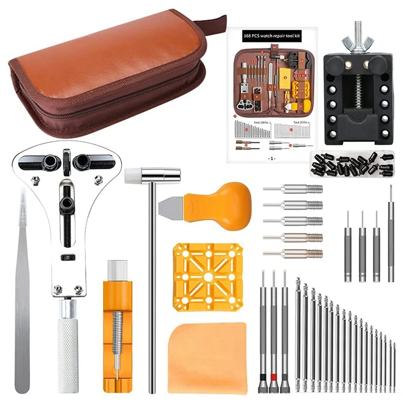 DIY Watch Repair Tool Kit Watch Strap Ring Buckle Battery Remover Replacement Adjustment Repair Tool Kit
DIY Watch Repair Tool Kit Watch Strap Ring Buckle Battery Remover Replacement Adjustment Repair Tool Kit