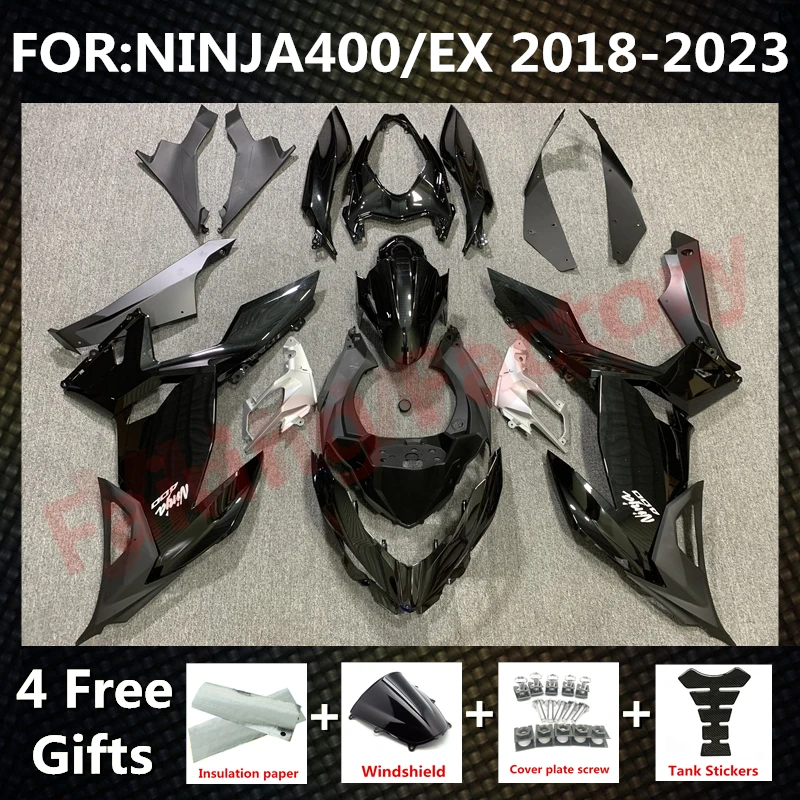Motorcycle Whole Fairings Kit fit For Ninja400 EX400 EX Ninja 400 2018 2019 2020 2021 2022 2023 fairing Bodywork set white black
Motorcycle Whole Fairings Kit fit For Ninja400 EX400 EX Ninja 400 2018 2019 2020 2021 2022 2023 fairing Bodywork set white black