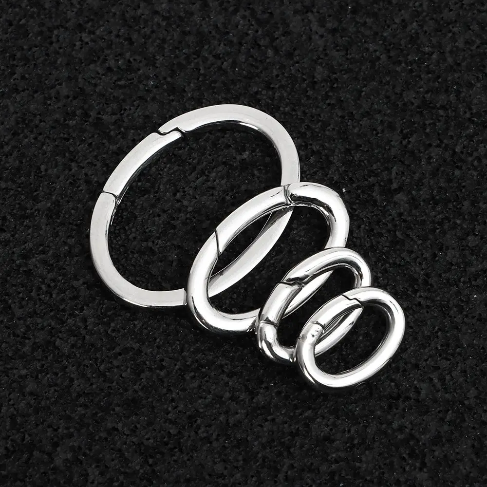 4 Sizes Stainless Steel Plated Gate Oval Push Trigger Handbags Buckle Spring Oval Ring Buckles Clips Carabiner Purses
4 Sizes Stainless Steel Plated Gate Oval Push Trigger Handbags Buckle Spring Oval Ring Buckles Clips Carabiner Purses