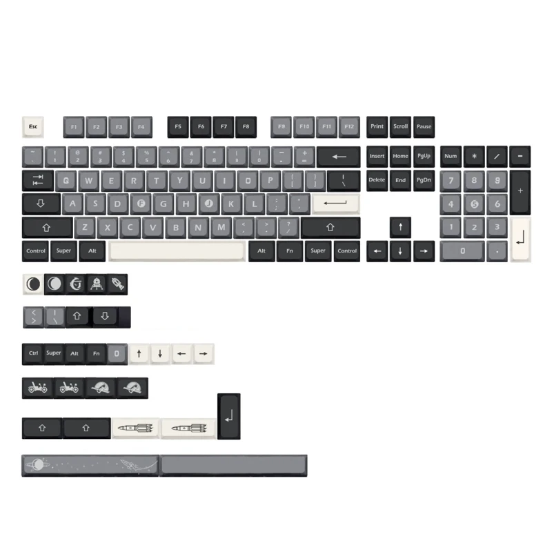 133 Key Keycaps PBT XDA Keycap For DZ60/RK61/64/GK61/68/84/980/104 Mechanical Keyboard gmk Key 6.25/7u Space
133 Key Keycaps PBT XDA Keycap For DZ60/RK61/64/GK61/68/84/980/104 Mechanical Keyboard gmk Key 6.25/7u Space