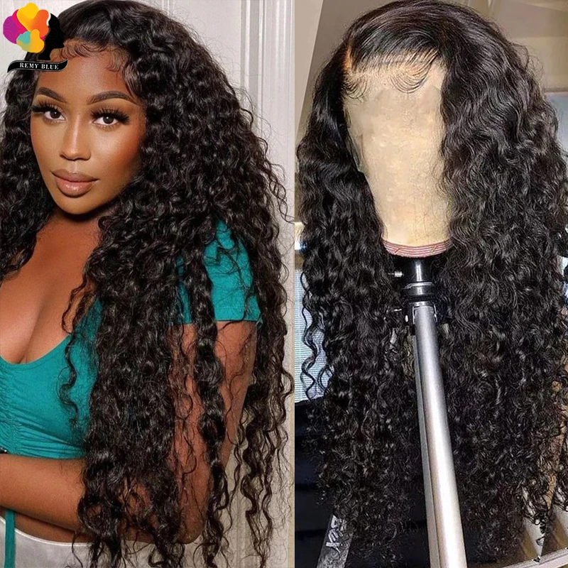 REMYBLUE Water Wave Curly Human Hair Wigs Natural Color Lace Front Wig Pre-Plucked Peruvian Remy Human Hair Lace Frontal Wigs
REMYBLUE Water Wave Curly Human Hair Wigs Natural Color Lace Front Wig Pre-Plucked Peruvian Remy Human Hair Lace Frontal Wigs