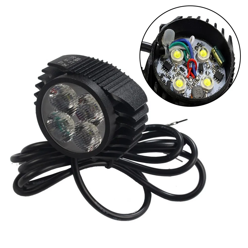 Electric Bicycle Front Headlight With Horn 36V 48V Waterproof High Quality 4 Lights High-brightness Horn Set Ebike Part
Electric Bicycle Front Headlight With Horn 36V 48V Waterproof High Quality 4 Lights High-brightness Horn Set Ebike Part