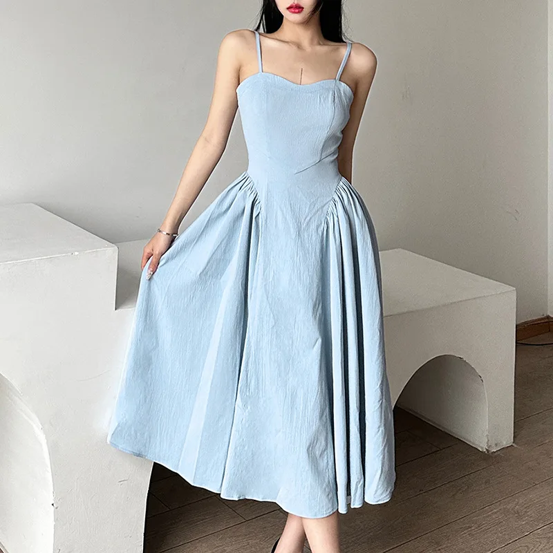 Spring 2023 New Solid Color Slim Fit High Waist Fashion Strap Sexy Backless Women's Dress
Spring 2023 New Solid Color Slim Fit High Waist Fashion Strap Sexy Backless Women's Dress